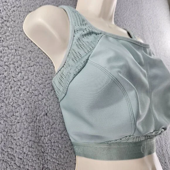 Glamorise‎ Sport Bra Womens 40G High Impact Full Coverage Wireless Mesh Support - Picture 2 of 11